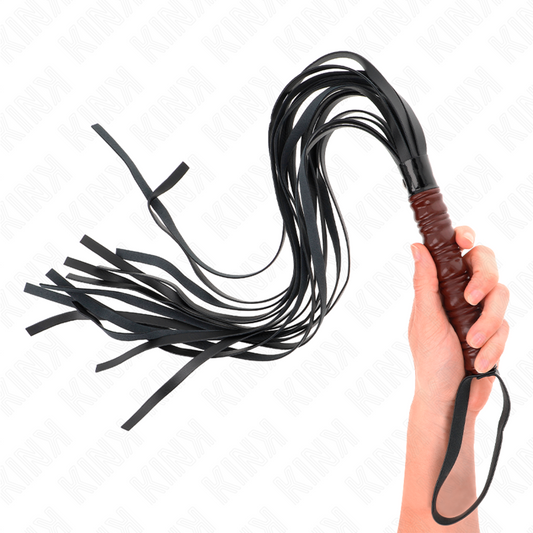 KINK IMPACT & TOUCH Fouet Acajou 53 Cm - Aura Intime