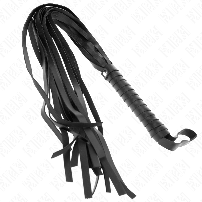 KINK IMPACT & TOUCH Fouet Negro Manche Court Long Queue 70 Cm — vue détaillée