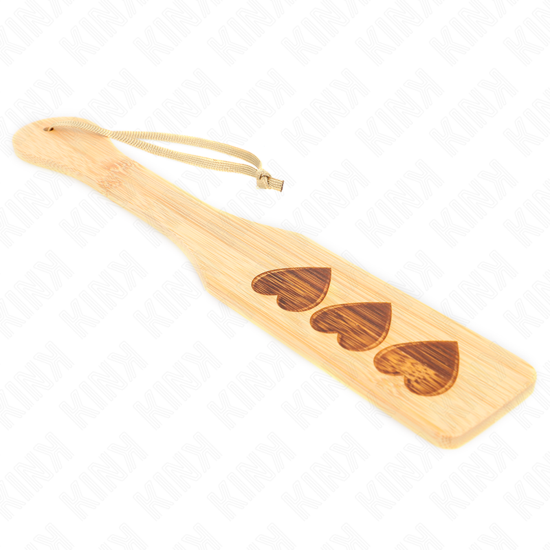 KINK IMPACT & TOUCH Palette Bambou Design Coeur 32 X 5,5 Cm — vue arrière