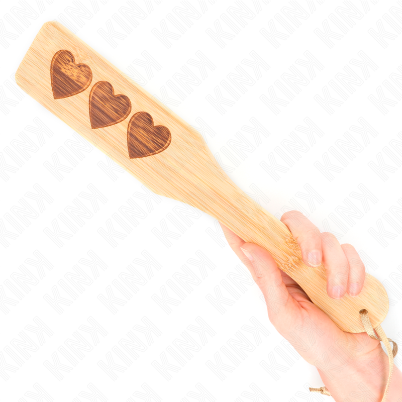 KINK IMPACT & TOUCH Palette Bambou Design Coeur 32 X 5,5 Cm - Aura Intime