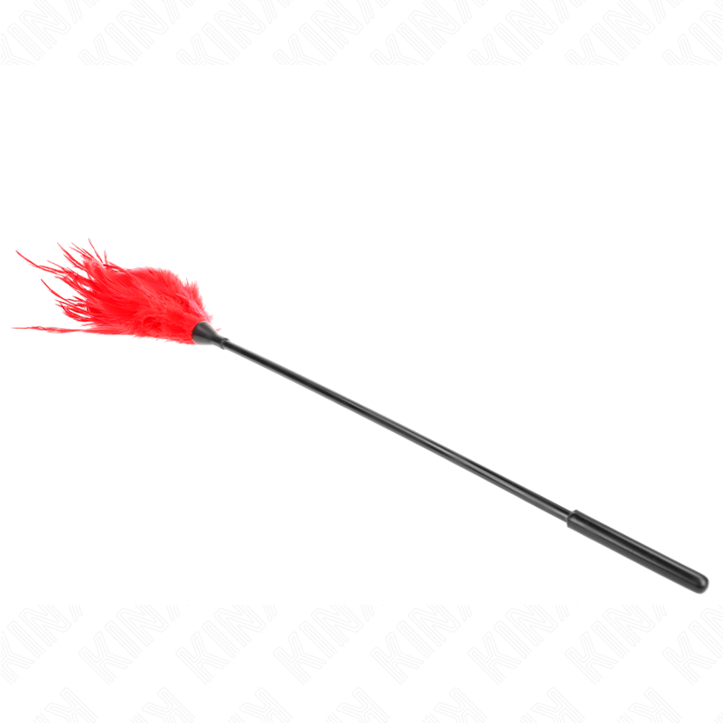 KINK IMPACT & TOUCH Plusieurs Plumes Chatouilles Rouges 45 Cm — vue alternative