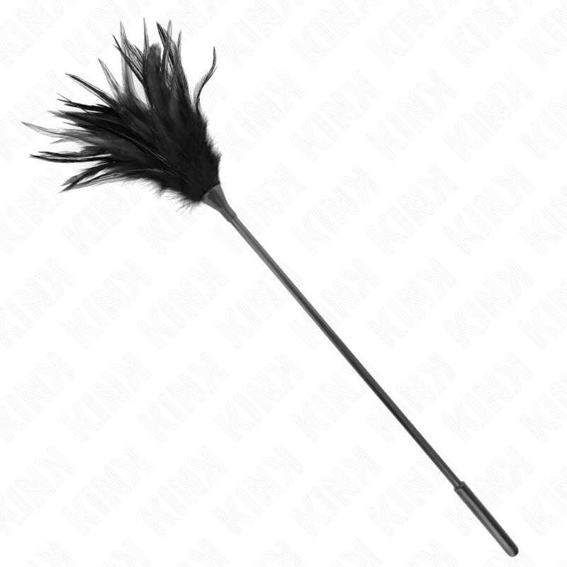 KINK IMPACT & TOUCH Plusieurs Plumes Chatouilles Noires 45 Cm — vue détaillée