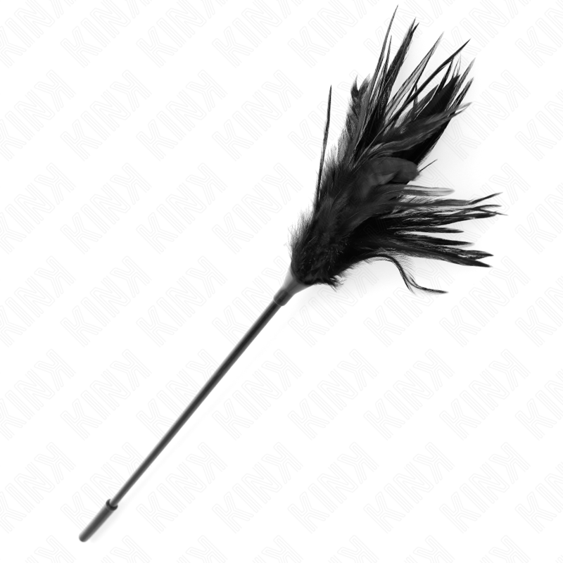 KINK IMPACT & TOUCH Plusieurs Plumes Chatouilles Noires 45 Cm — vue arrière
