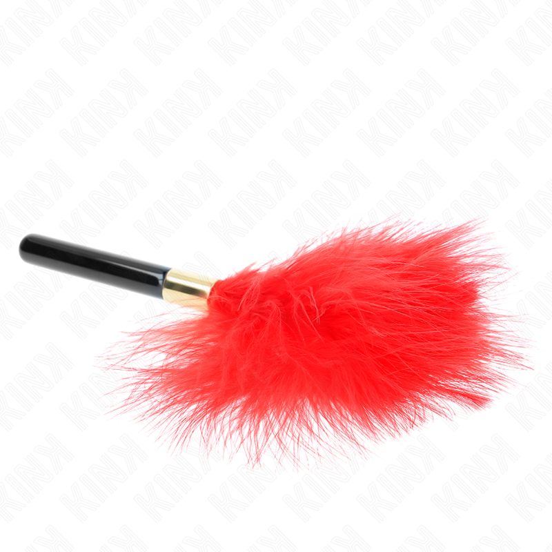 KINK IMPACT & TOUCH Plumes Chacoules Métal Rouge Or 18 Cm — vue arrière