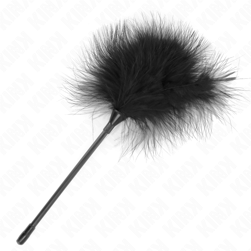 KINK IMPACT & TOUCH Plumes Tickle Noires Utilisées Kit Bondage 27 Cm — vue détaillée