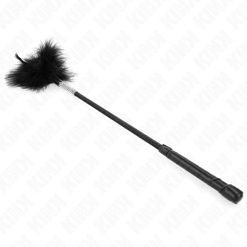 KINK IMPACT & TOUCH Plumes Chacouilles Manche Strass 50 Cm — accessoires inclus