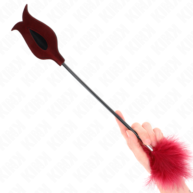 KINK IMPACT & TOUCH Plumes Chacouilles Palette Forme Rose 8 Cm - Aura Intime
