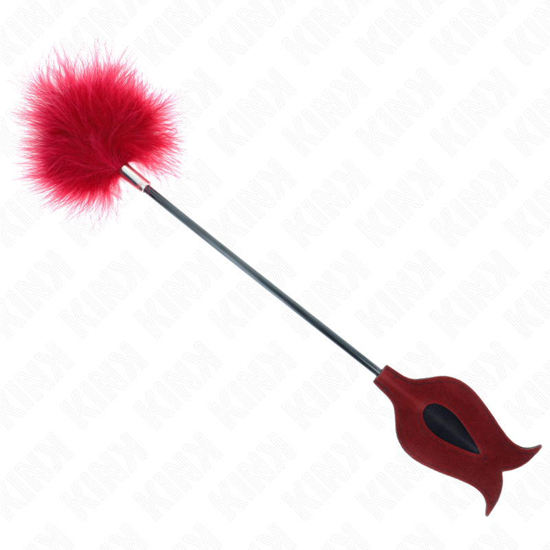 KINK IMPACT & TOUCH Plumes Chacouilles Palette Forme Rose 8 Cm — vue détaillée