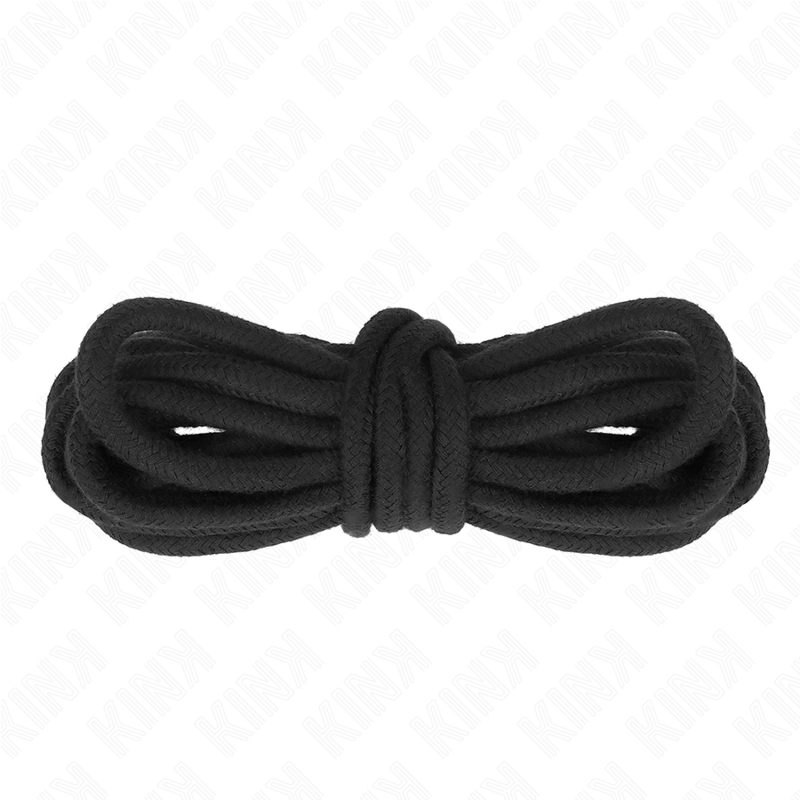 KINK ROPE ARTS Corde Coton 10 Mètres Noir - Aura Intime