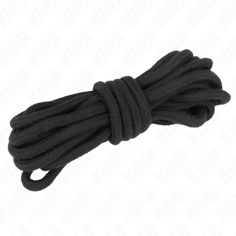 KINK ROPE ARTS Corde Coton 10 Mètres Noir — vue détaillée