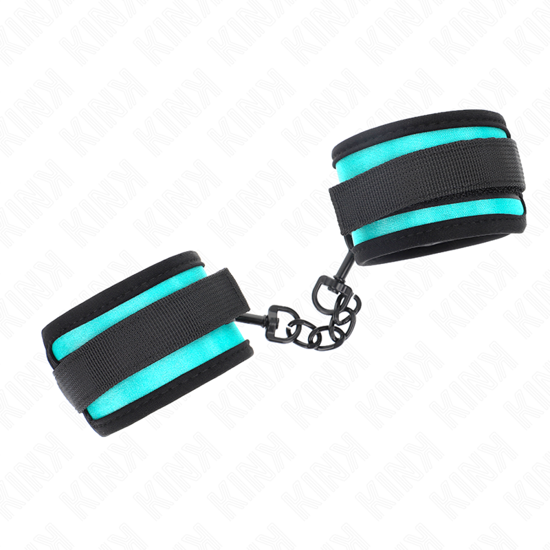 KINK WRIST RESTRAINT Appareils Poignet Nylon À Crochet Boucle Noir-Bleu Réglab... — vue alternative