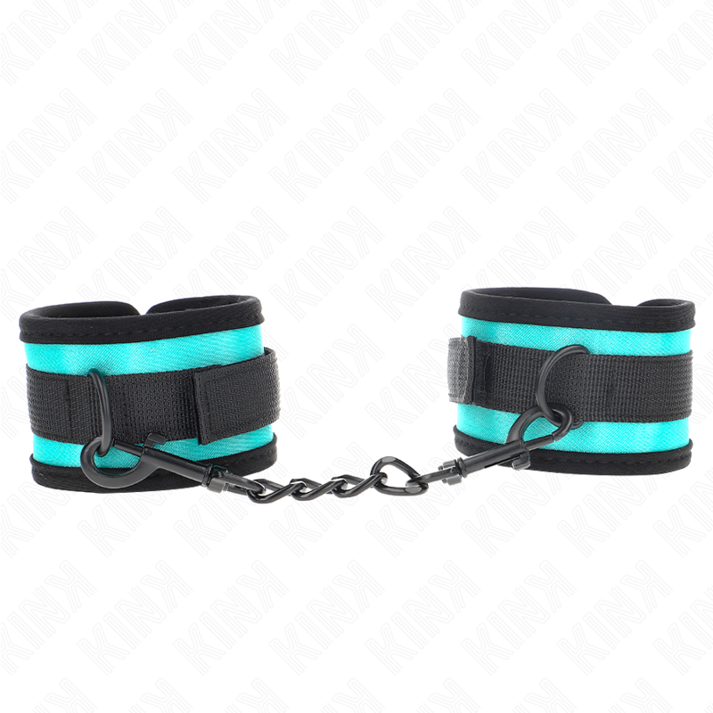 KINK WRIST RESTRAINT Appareils Poignet Nylon À Crochet Boucle Noir-Bleu Réglab... — vue détaillée
