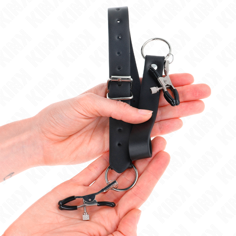 KINK NIPPLE GRIP 4 Pinces À Clitoris Réglables 34-48 Cm — vue alternative