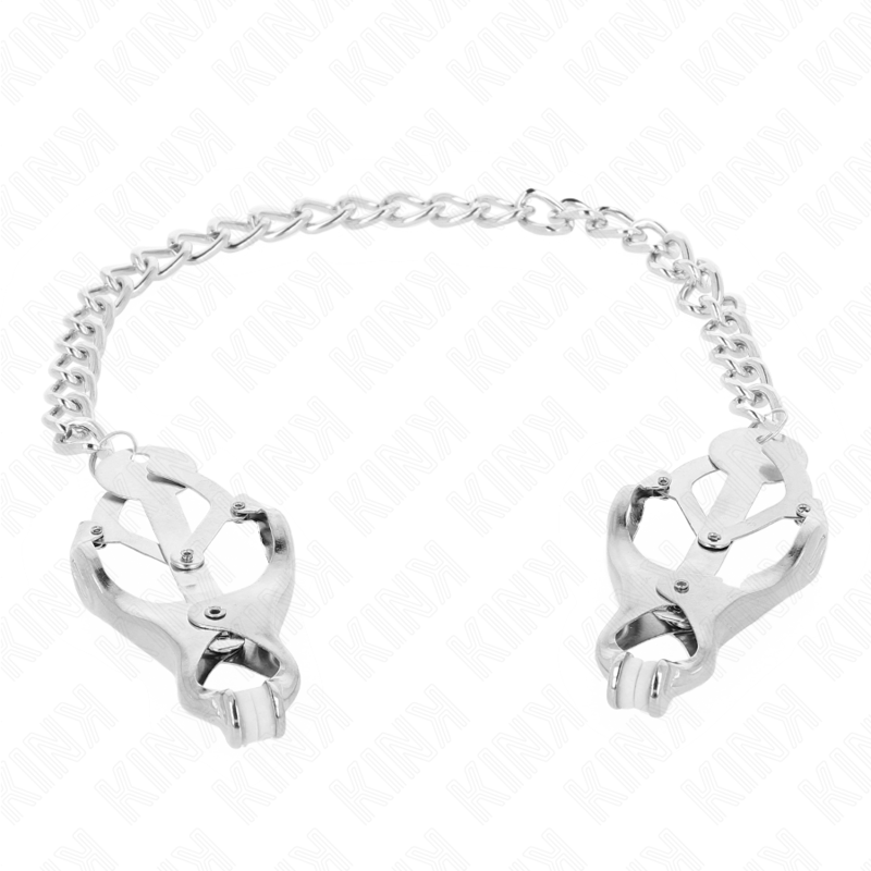 KINK NIPPLE GRIP Pinces À Metelles Trèfle Japonais Chaîne Argent 30 Cm — vue alternative