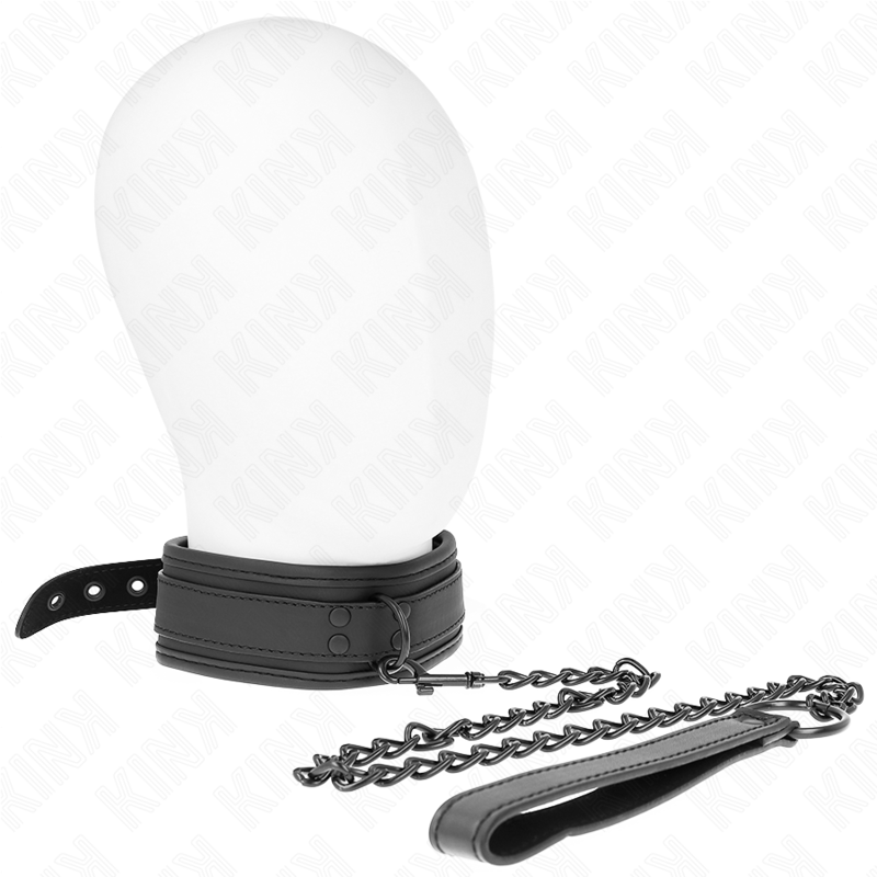KINK COLLAR & GAG Collier Bondage Néoprène Modèle 1 Ceinture 78 Cm Réglable... - Aura Intime