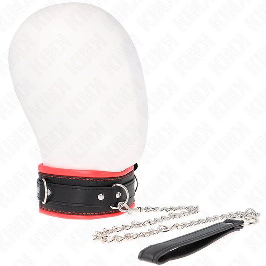 KINK COLLAR & GAG Collier Lourd Ceinture 65 Cm Modèle 3 Réglable 36,5-50 Cm - Aura Intime