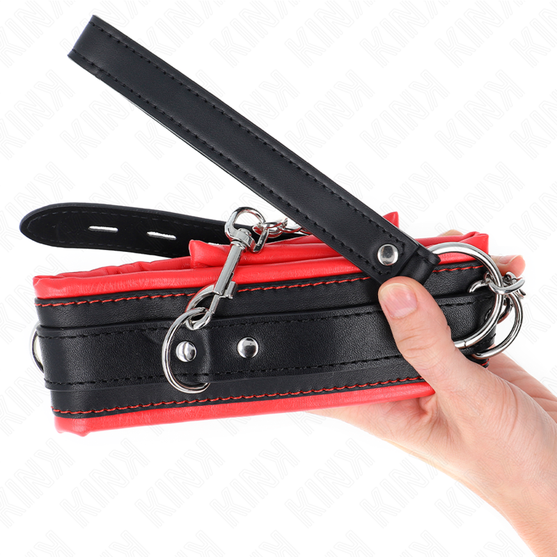KINK COLLAR & GAG Collier Lourd Ceinture 65 Cm Modèle 3 Réglable 36,5-50 Cm — accessoires inclus