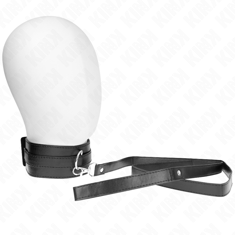 KINK COLLAR & GAG Collier Ceinture 116 Cm Modèle 1 Réglable 36-43 Cm X 5 Cm - Aura Intime