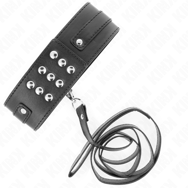 KINK COLLAR & GAG Collier Ceinture 116 Cm Modèle 1 Réglable 36-43 Cm X 5 Cm — vue détaillée