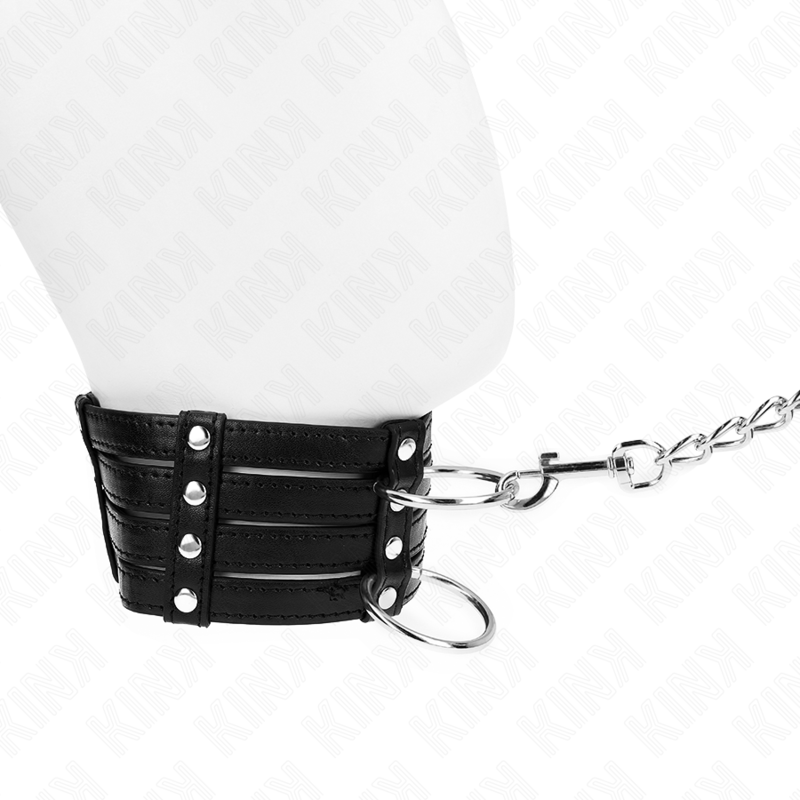 KINK COLLAR & GAG Collier Ceinture 65 Cm Sub Style Ajustable 35-51 Cm X 7 Cm — vue alternative