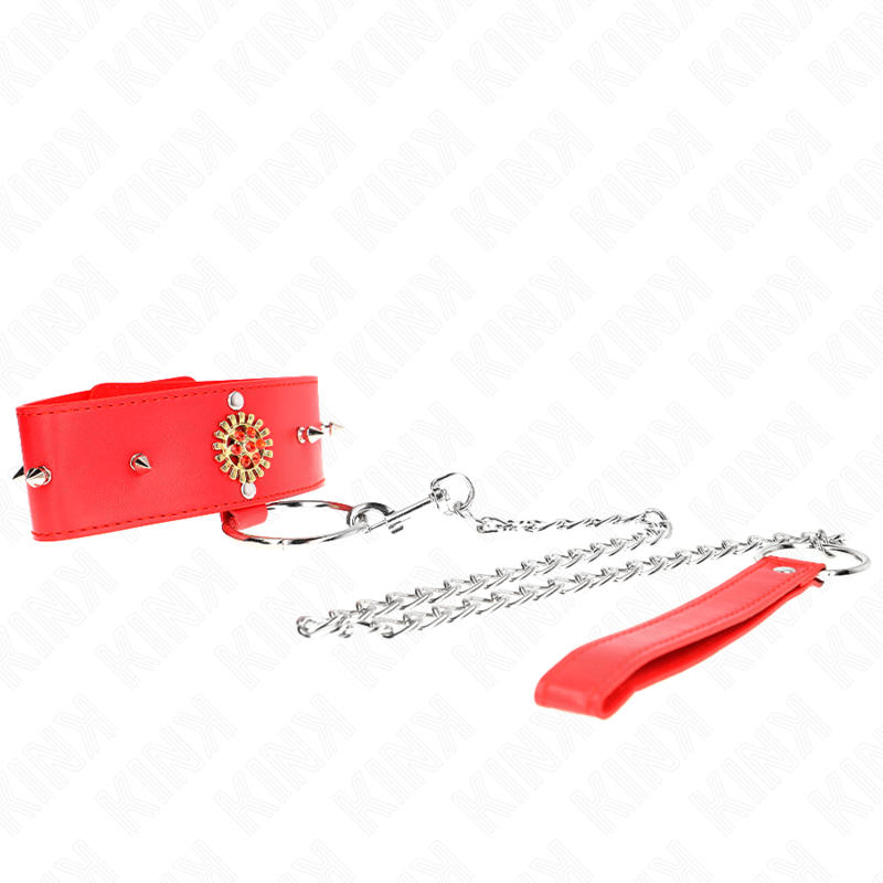 KINK COLLAR & GAG Collier Diamants Rouges Ceinture 65 Cm Ajdustable 35-51 C... — vue alternative