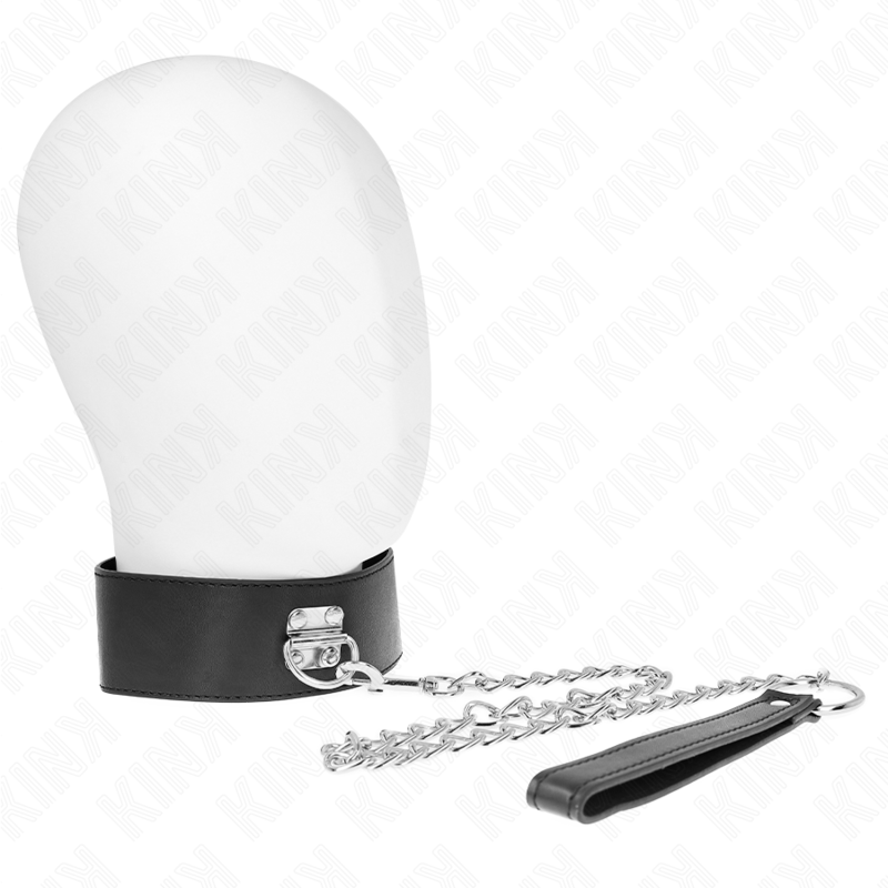KINK COLLAR & GAG Collier Modèle Basic Laisse 65 Cm Modèle 0 - Aura Intime