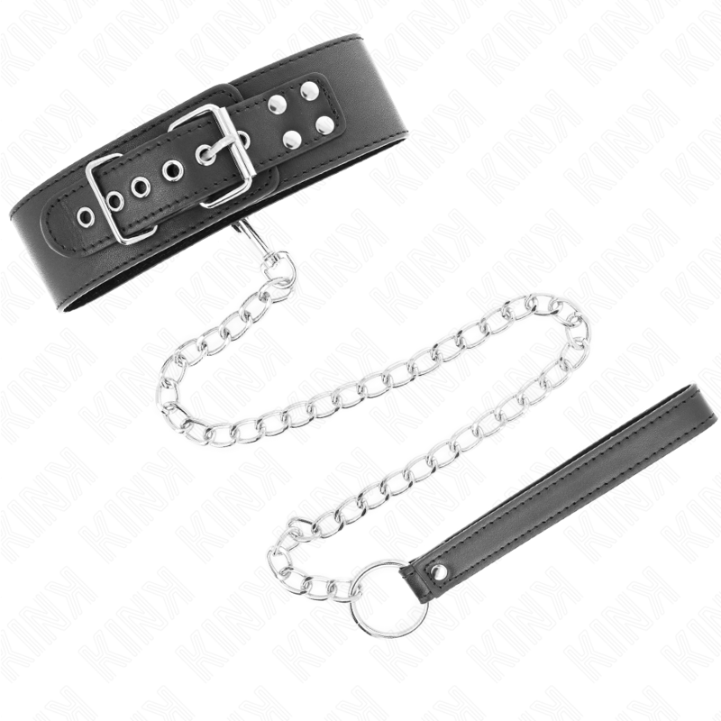 KINK COLLAR & GAG Collier Modèle Basic Laisse 65 Cm Modèle 0 — vue arrière