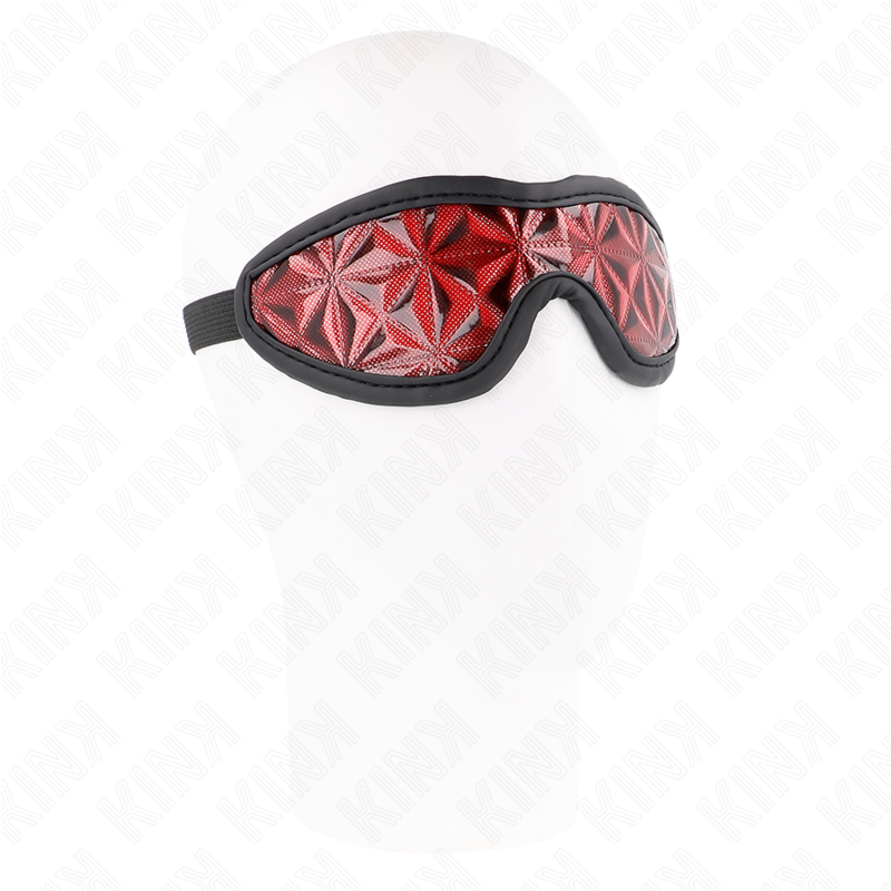 KINK MASKED ALLURE Serre-Tête Motif Diamants Rouge 20,5 X 6 Cm - Aura Intime