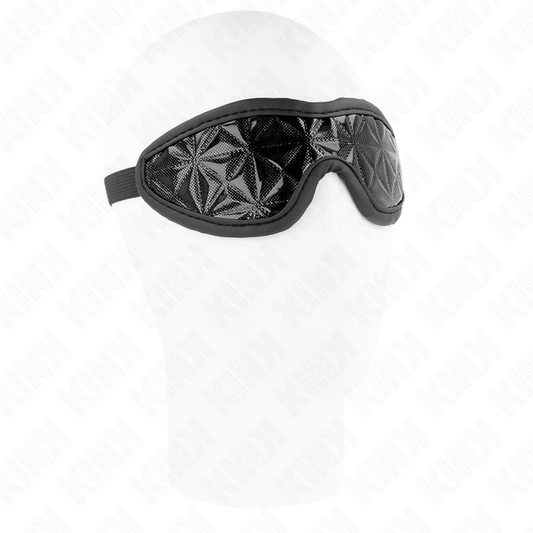 KINK MASKED ALLURE Serre-Tête Motif Diamant Noir 20,5 X 6 Cm - Aura Intime