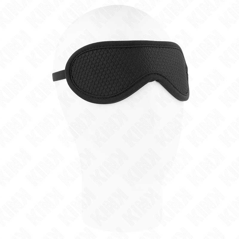 KINK MASKED ALLURE Bandage Texture Scale Bord Recouvert Noir 20 X 7 Cm - Aura Intime