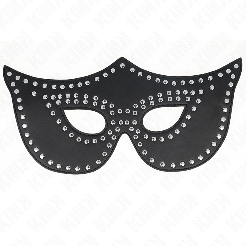 KINK MASKED ALLURE Masque Cuirette À Rivets Modèle 2 30 X 12 Cm — vue détaillée