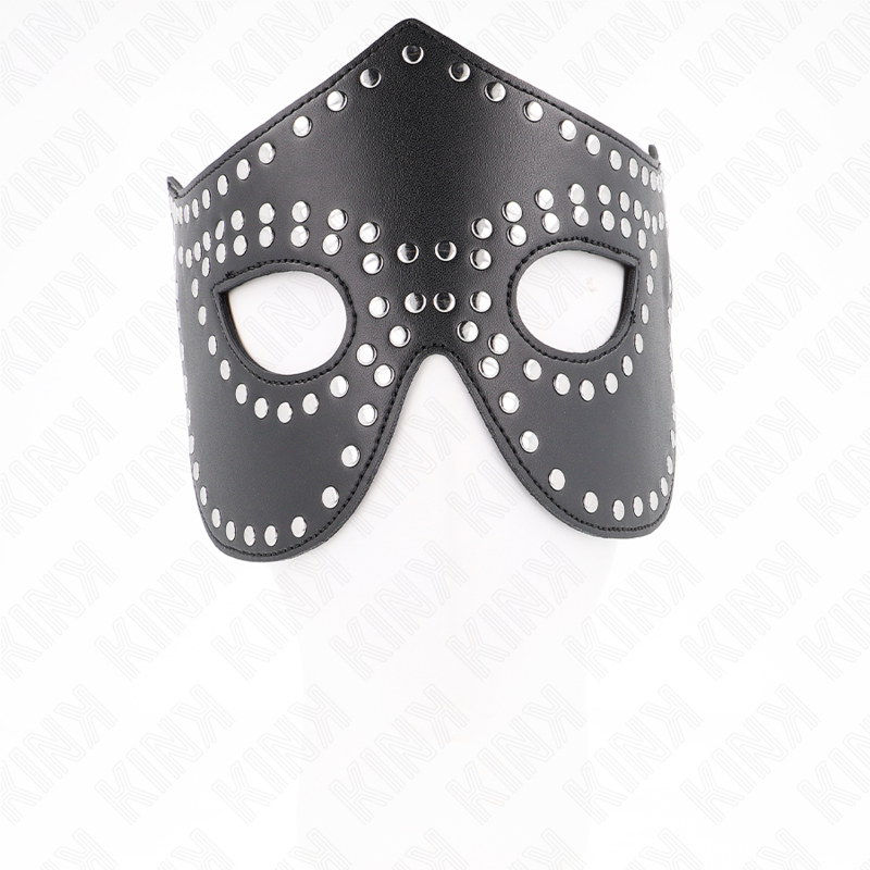 KINK MASKED ALLURE Masque Cuirette À Rivets Modèle 2 30 X 12 Cm — vue alternative