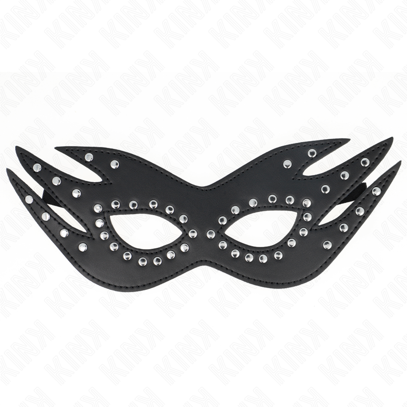 KINK MASKED ALLURE Masque Cuirette À Rivets Modèle 3 26 X 9,5 Cm — vue détaillée