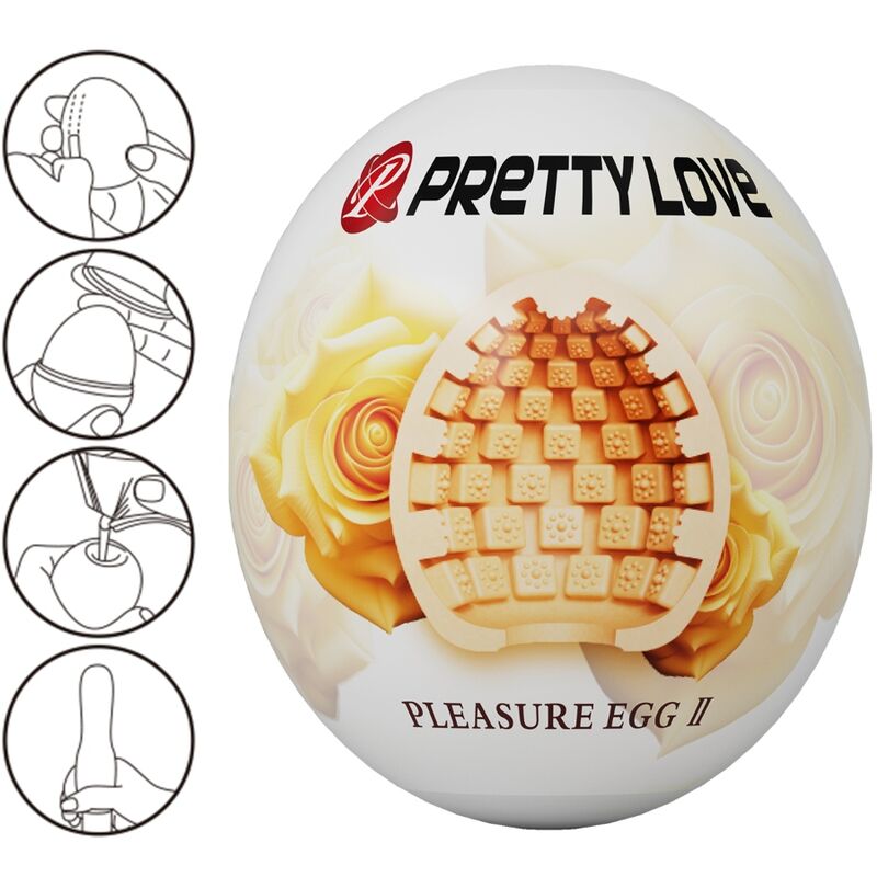PRETTY LOVE PARTY UP MASTURBATEUR HOMMES CHAIR D'OEUF — vue détaillée