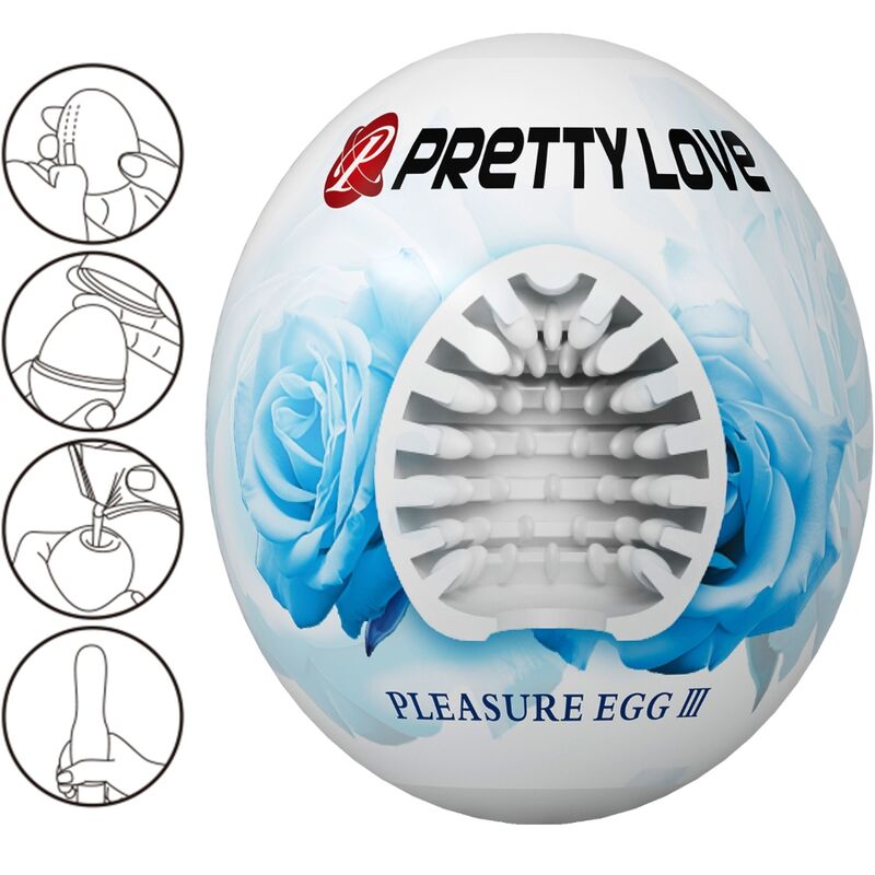 PRETTY LOVE PARTY UP MASTURBATEUR HOMME BLANC D'OEUF — vue détaillée