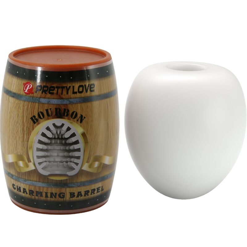 PRETTY LOVE FLIRTATION MASTURBATEUR HOMME BLANC D'OEUF MODÈLE 2 - Aura Intime