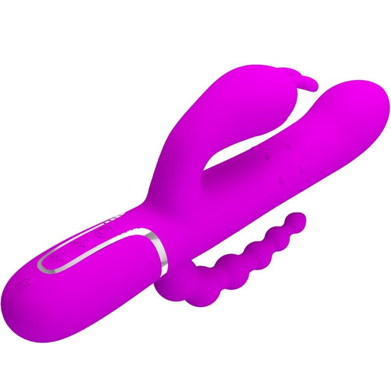PRETTY LOVE FLIRTATION Cammy Triple Vibrateur Multifonction 4 1 Rose — vue arrière