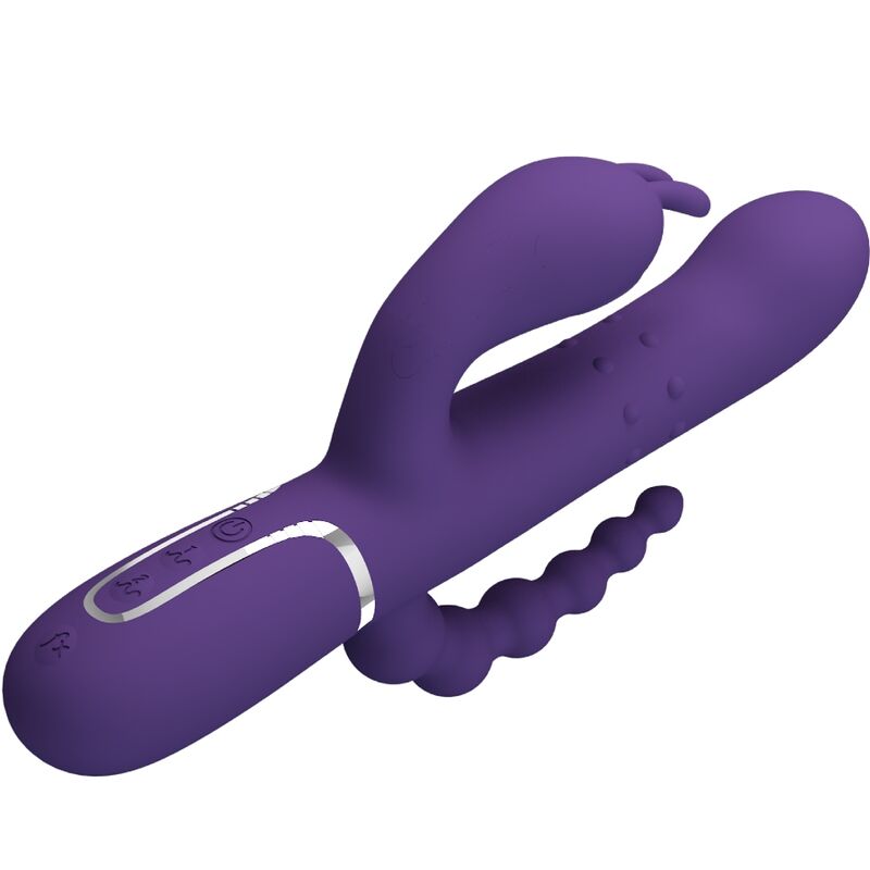 PRETTY LOVE FLIRTATION Cammy Triple Vibrateur Multifonction 4 1 Violet — vue arrière