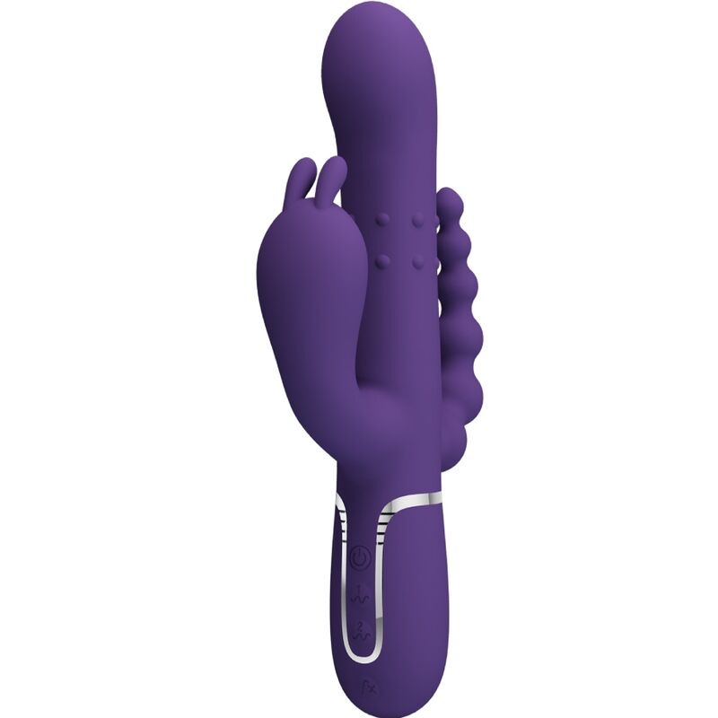 PRETTY LOVE FLIRTATION Cammy Triple Vibrateur Multifonction 4 1 Violet - Aura Intime