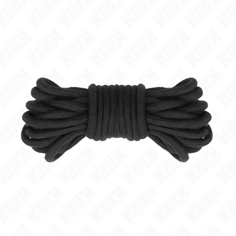 KINK ROPE ARTS Corde Coton 5 Mètres Noir — vue détaillée