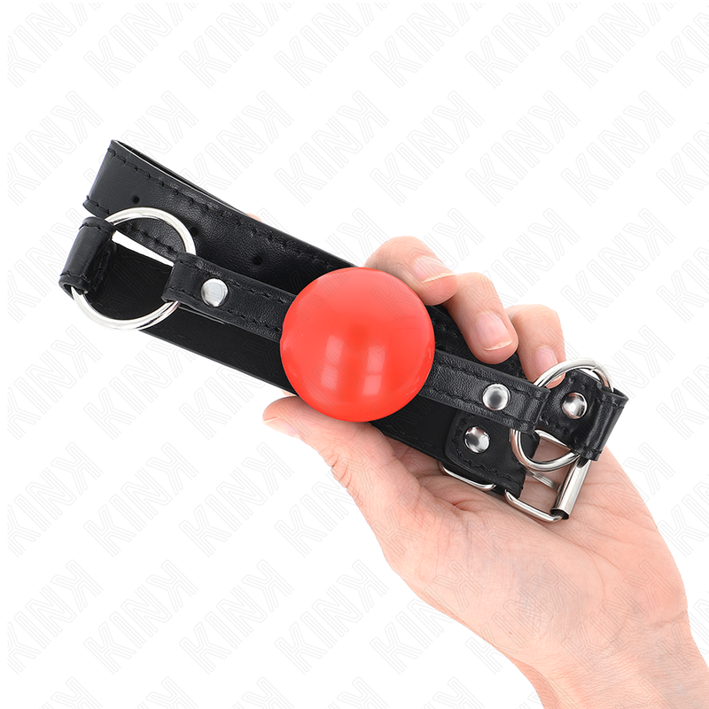 KINK COLLAR & GAG Balle Tpe Rouge 4 Cm Bag 60 X 2 Cm — vue arrière