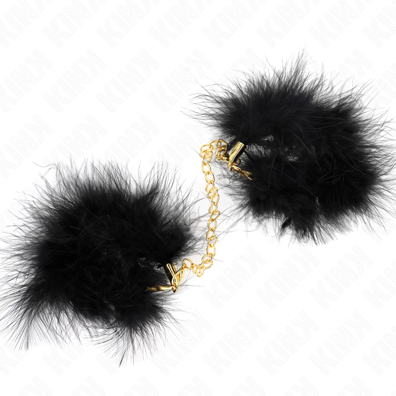 KINK WRIST RESTRAINT Manchettes Plume Chaîne Or Modèle 0 — vue détaillée