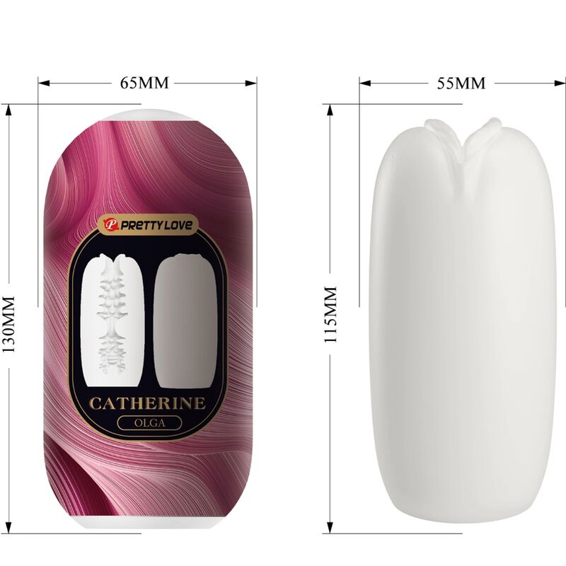 PRETTY LOVE FLIRTATION MASTURBATEUR HOMME OLGA BLANC — accessoires inclus