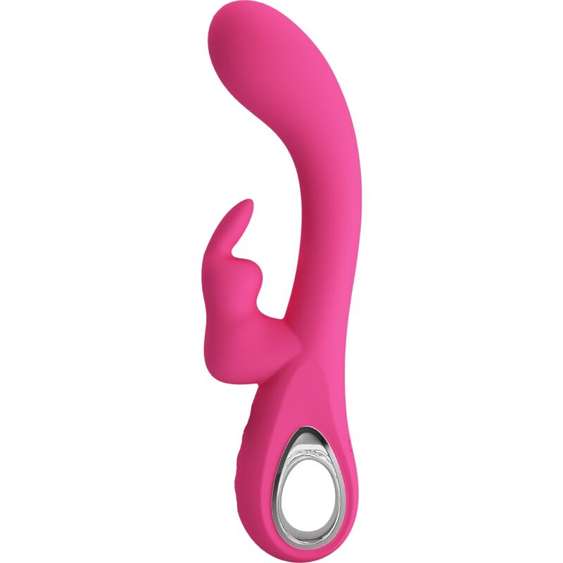 PRETTY LOVE FLIRTATION Vibrateur Novak Rabbit 12 Vibrations Rose — vue arrière