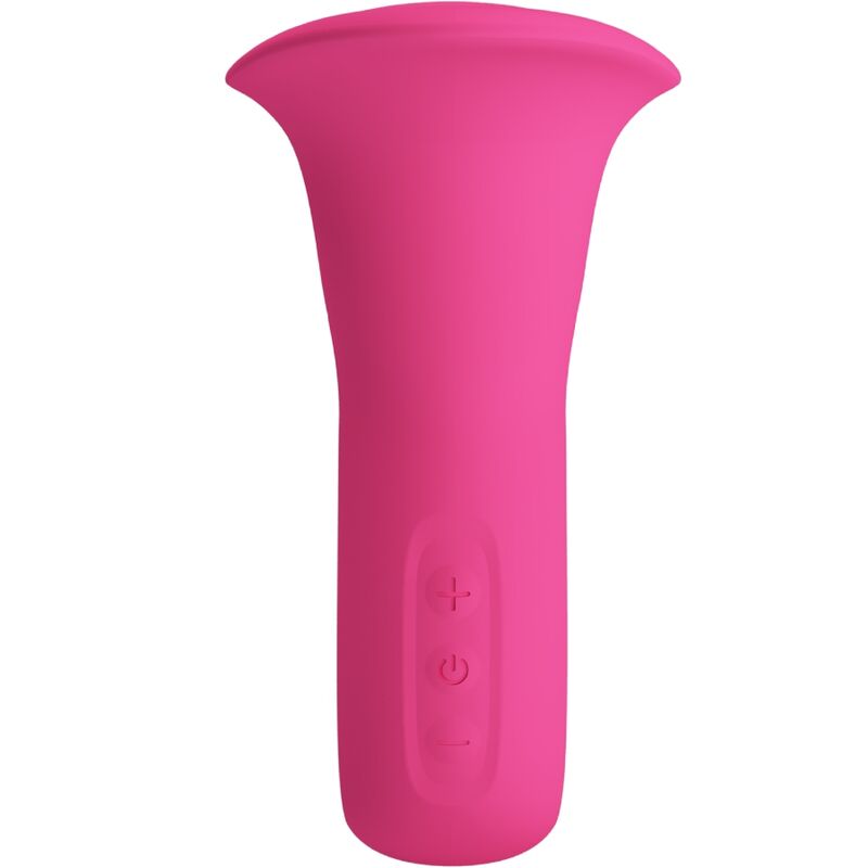 PRETTY LOVE FLIRTATION Clyde Vibrateur Oral Langue Vibrante 12 Vibrations Rose — vue détaillée