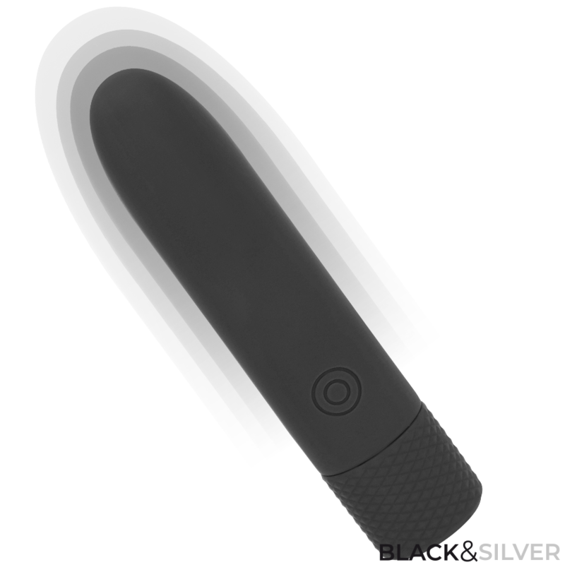 BLACK&SILVER Geri Bullet Vibrant Rechargeable Usb 8 Vibrations Noir 10... — vue détaillée