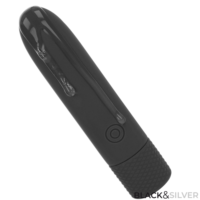 BLACK&SILVER Geri Bullet Vibrant Rechargeable Usb 8 Vibrations Noir 10... — vue alternative