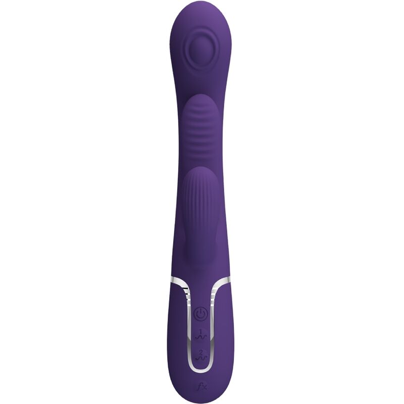 PRETTY LOVE Shania Triple Rabbit Vibrateur Multifonction Violet — vue alternative