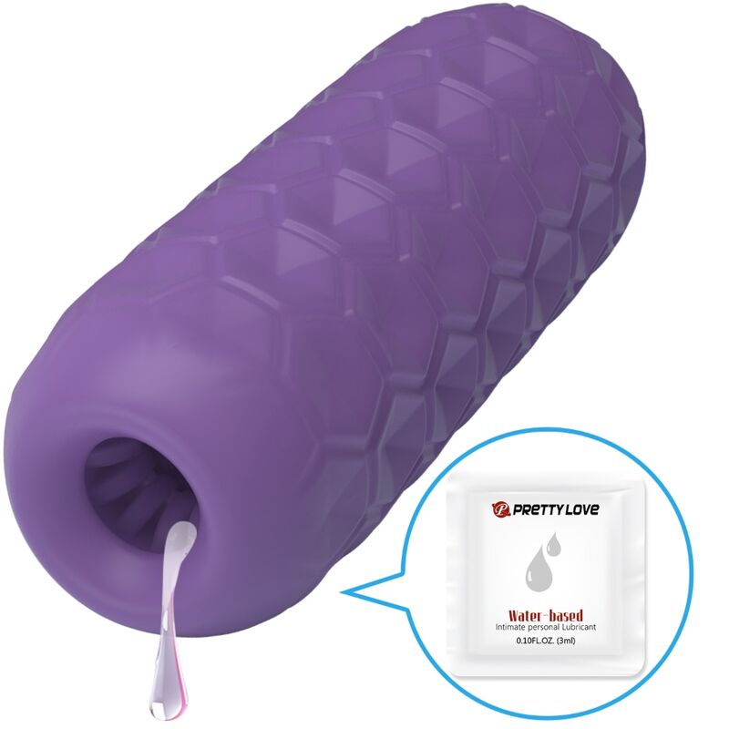 PRETTY LOVE MASTURBATEUR HOMME À DEUX BOULES VIOLET — vue alternative