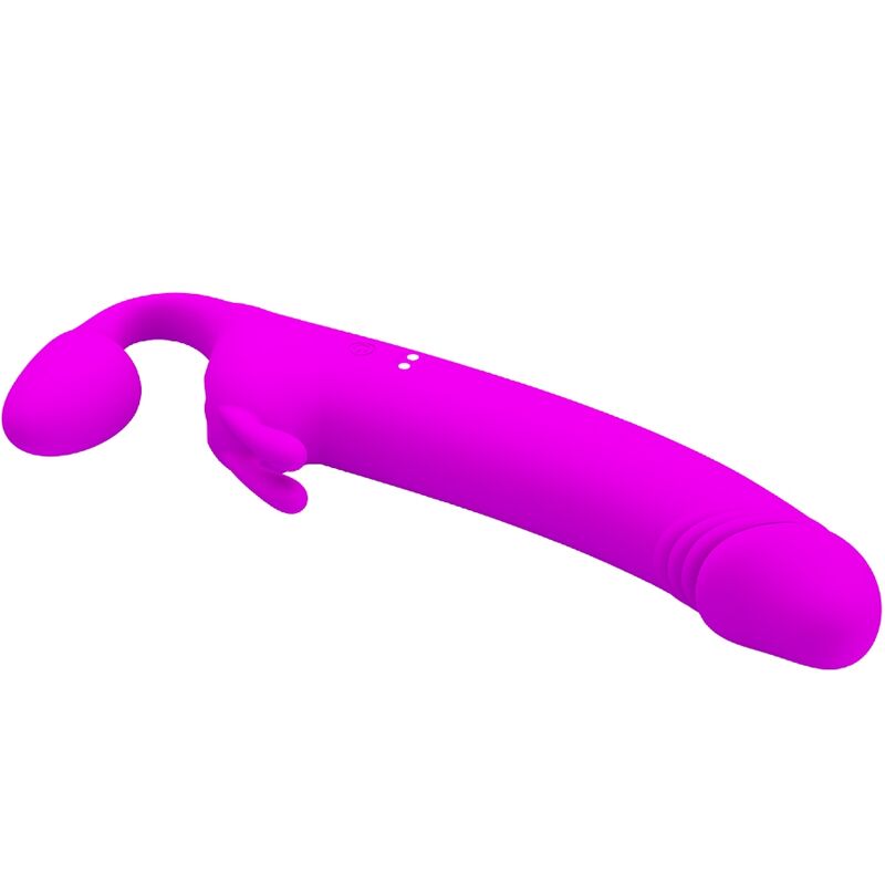 PRETTY LOVE PARTY UP ZANINI STRAPLESS STRAP-ON 10 VIBRATIONS VIOLET — vue alternative